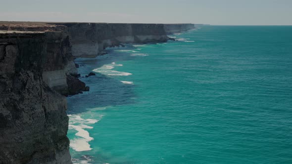 Close View of Bunda Cliffs in South Australia