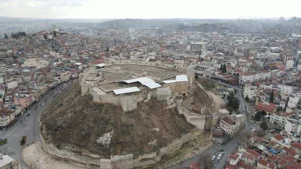 Aerial Ancient Castle