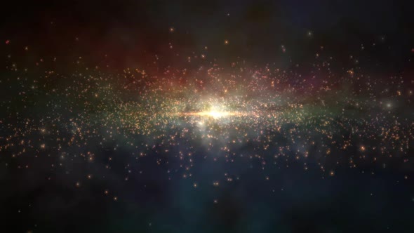 Galaxy Space Motion Loop Background