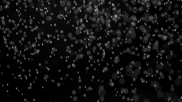 Slight Drop Of White Particles