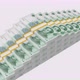 Many wads of money. 50 Chinese Yuan banknotes. Stacks of money. - VideoHive Item for Sale