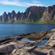 Popular travel destination and Rock Davil’s Jaw in the sunny summer day, Norway,island Senja - VideoHive Item for Sale