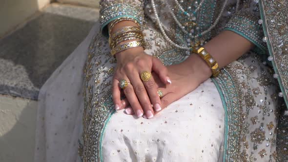 Bride in the Oriental Dress