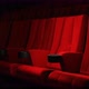 Red velvet movie theatre cinema seat chairs - VideoHive Item for Sale