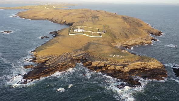 Aerial View of St, John's Point, County Donegal, Ireland