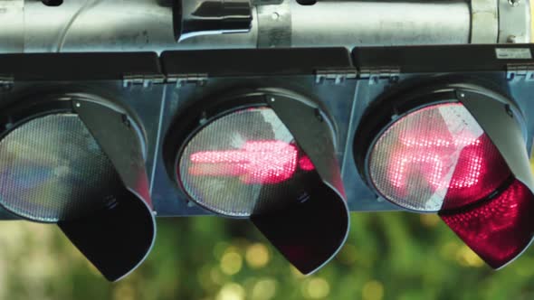 Traffic Light on the Road During the Day Vertical Video