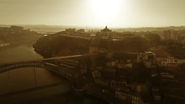 Serra Do Pilar Monastery and Dom Luis Bridge