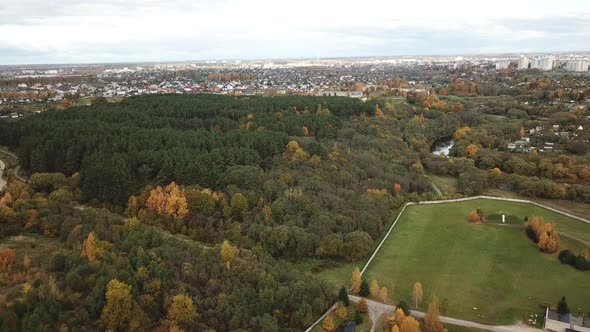 Beautiful Autumn Landscape Of The River Luchesa 17