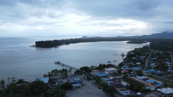 Prawn Fish Farm Aerial