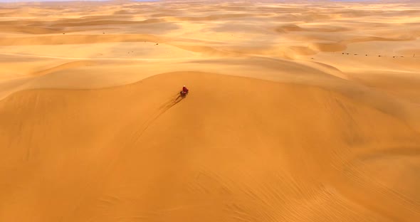 Stunning Desert Scenery Including Red Dunes at Sossusvlei