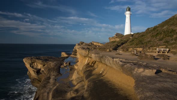 New Zealand Castlepoint lighthouse