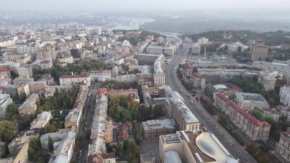 Kyiv - the Capital of Ukraine. Aerial View. Kiev