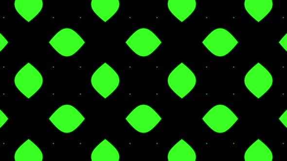 Abstract green geometric seamless pattern background