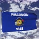 Wisconsin Flag Waving 4k - VideoHive Item for Sale