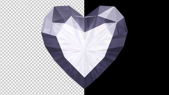 Diamond Heart - Transparent Loop alt