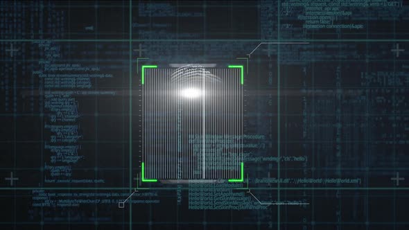 Fingerprint being scanned alt