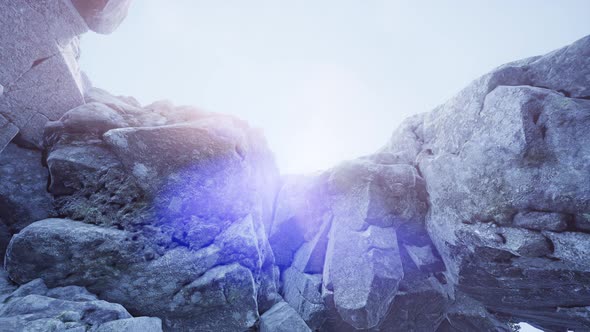 Sun Light Inside Mysterious Cave alt