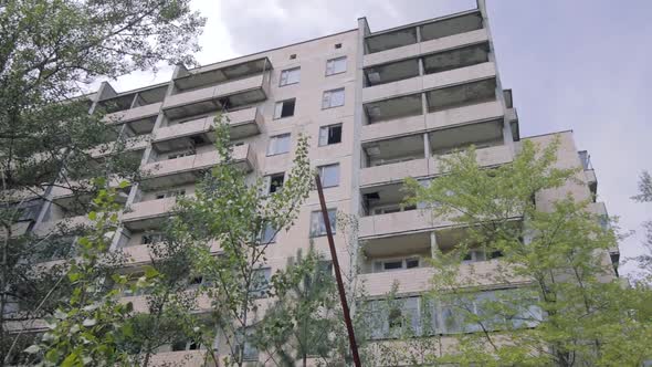 Abandoned Residential Building in Chernobyl