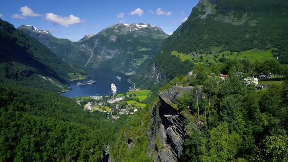 Geiranger Fjord Norway Beautiful Nature Norway Natural Landscape