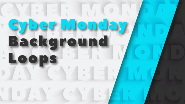 Cyber Monday Background Loops