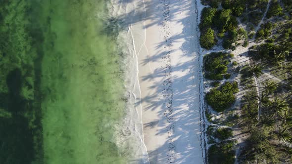 Zanzibar Tanzania  Empty Beach on the Ocean