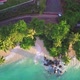 Man on beach at Seychelles  - VideoHive Item for Sale