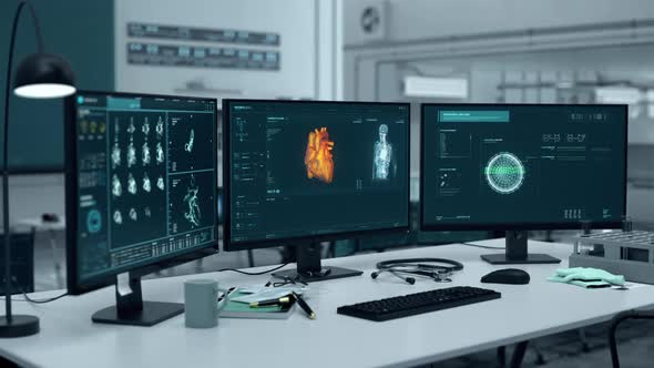 Medical X-Ray Analysis Software Checks Hospital Patients Heart For Illness alt