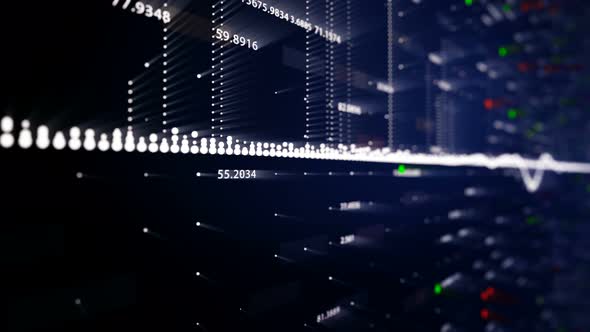 Stock Market Wall Flowing alt