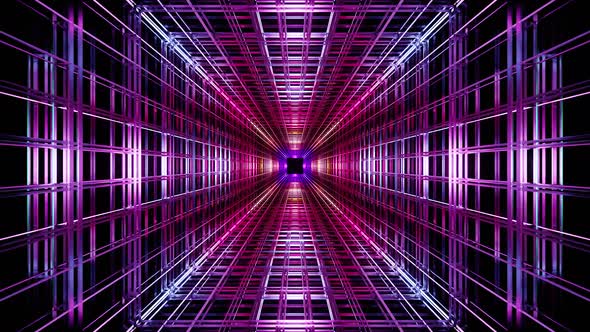 Sci Fi Net Of The Purple Jail In Motion Vj Loop HD