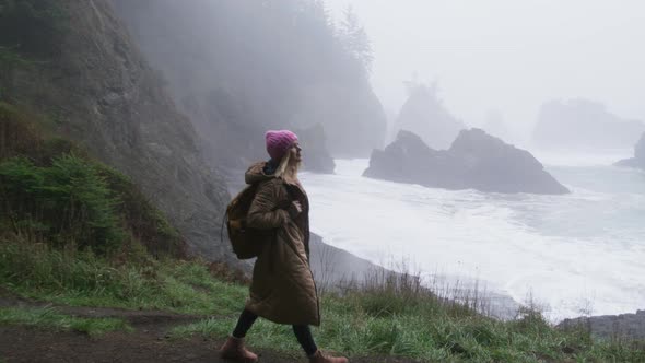 People on Adventure Freedom and Happiness Concept Slow Motion Shot RED Camera