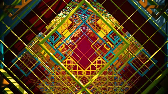 Colorful On Shape Geometry 04 4K alt