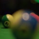Motion Past Balls on Pool Table Covered with Green Fabric - VideoHive Item for Sale