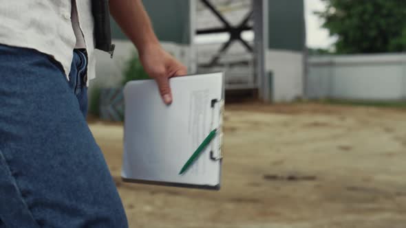 Manager Walking Farming Facility