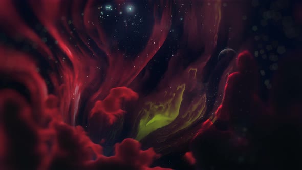 Nebula Clouds - QHD Background alt