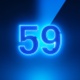 Blue Neon Countdown - VideoHive Item for Sale