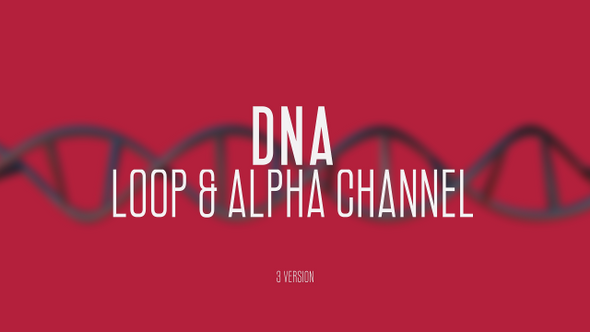 Dna Loop 4K Alpha Channel