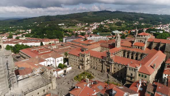 Santiago de Compostela Aerial View