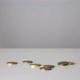 Euro Coins Falling on a White Table from Above in Slow Motion - VideoHive Item for Sale