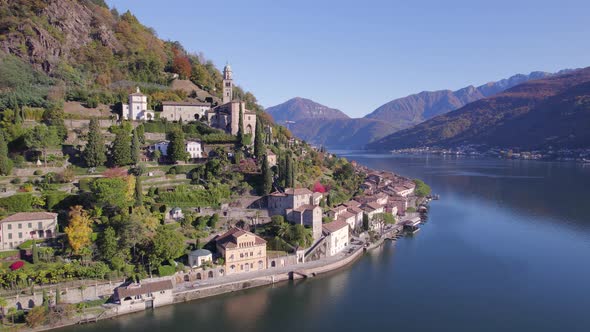 Morcote a Municipality of Switzerland on the Shores of Lake Lugano