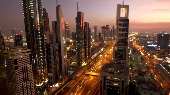 Skyline City Business District Buildings alt