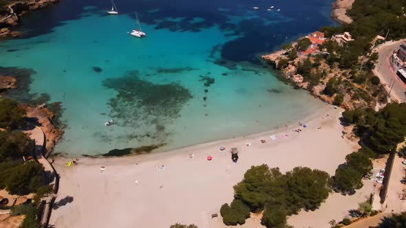 Portinatx Beaches in Ibiza, Spain