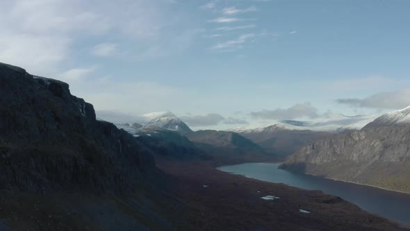 Aerial Of Mountain Landscape