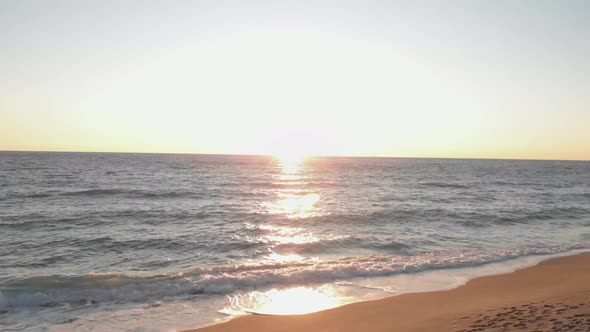 Sunset on beach