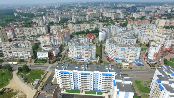 Builders are Working on the Construction of Building in the City