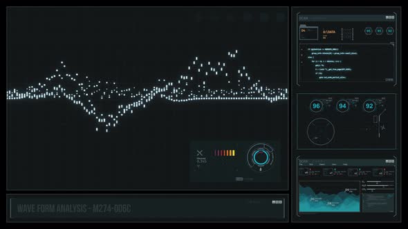 Sci-Fi Heads Up Display - Wave Form