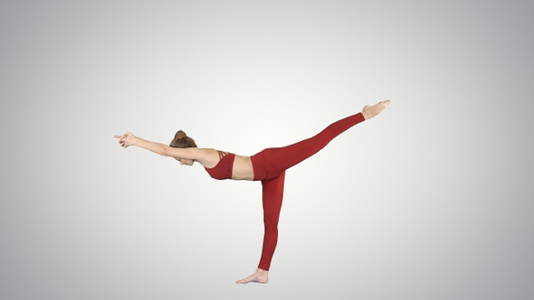 Tuladandasana or Balancing Stick Pose is an advanced yoga