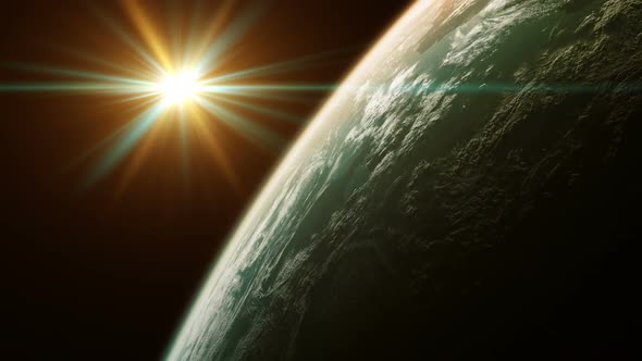 Beautiful View Of Planet From Space alt