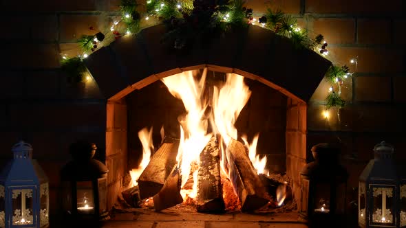 Christmas Fireplace