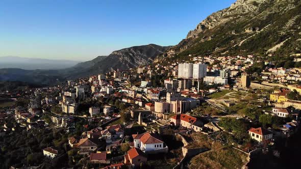 Citadel of Kruja Skanderbeg Warrior Fight Against Ottoman Empire From Medieval Fortress