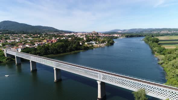 International Bridge Connecting Portugal and Spain